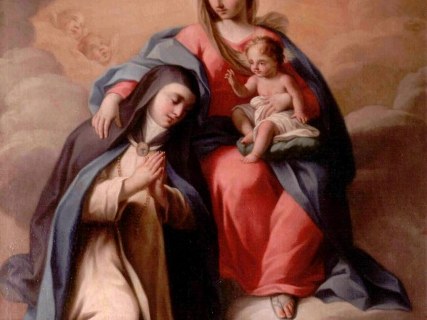 Retrato de Sor María en la embaja de España cerca de la Santa Sede